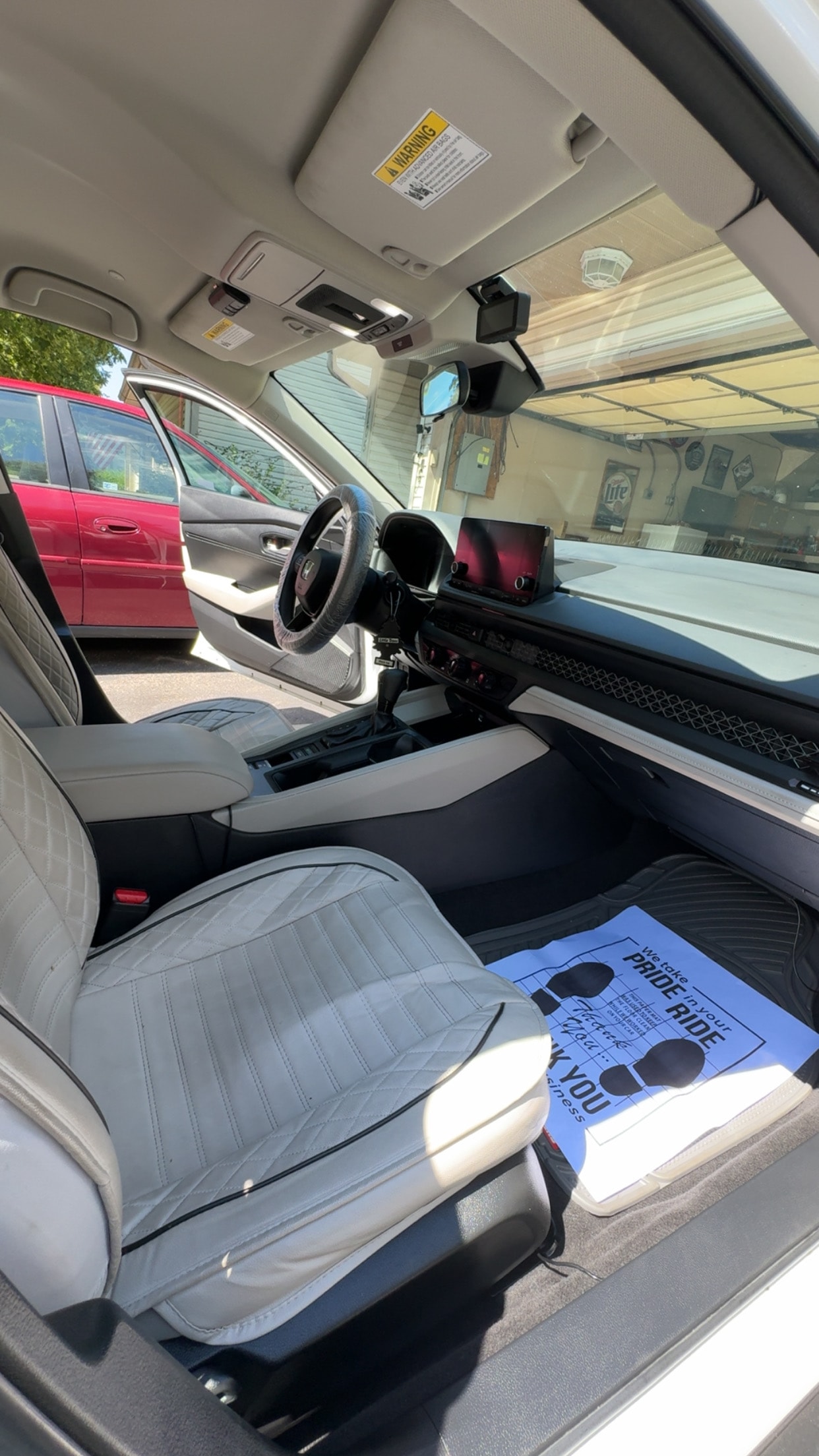 Interior detail — gleaming finish